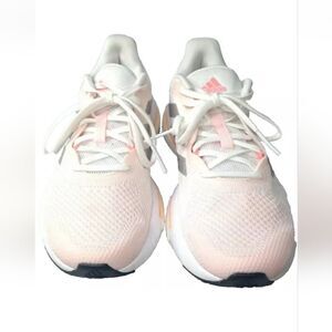 Adidas Solar Glide 5 Women's Size 8.5 White Silver Orange Boost Shoes Sneakers